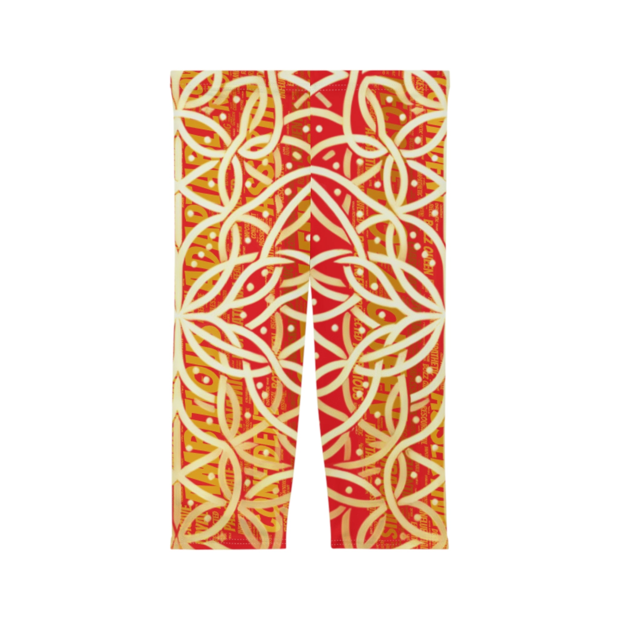 Red Chic Women's Capri Leggings - Premium Yoga Pants for Active Lifestyle