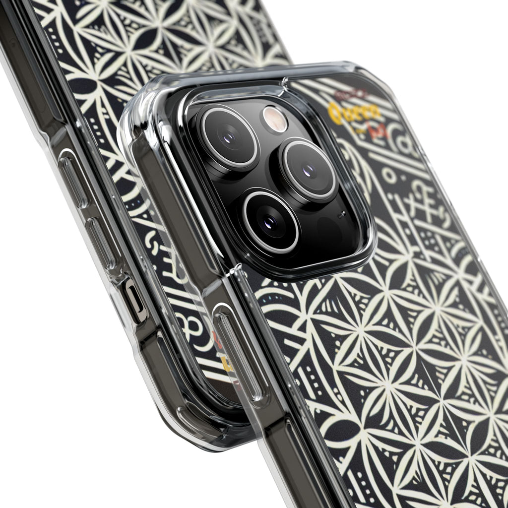 Magnetic Clear Impact Phone Cases with Geometric Design, Protective Cell Phone Covers, Unique Gift for Tech Lovers, Modern [...]