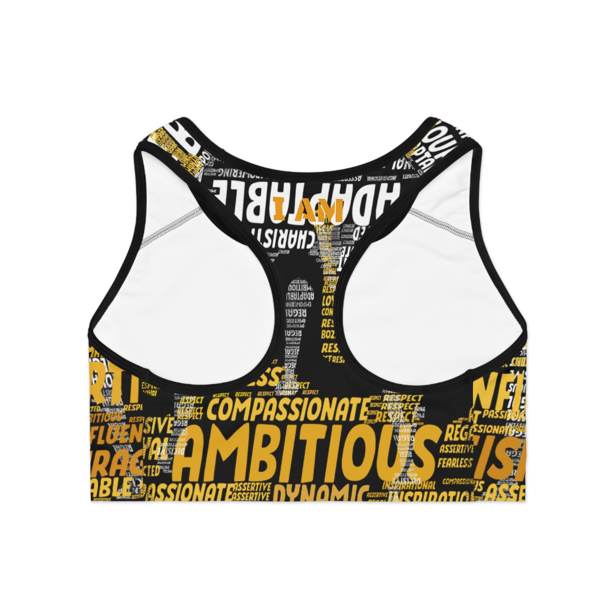 BOZZ QUEEN I AM Series Sports Bra - All Over Print