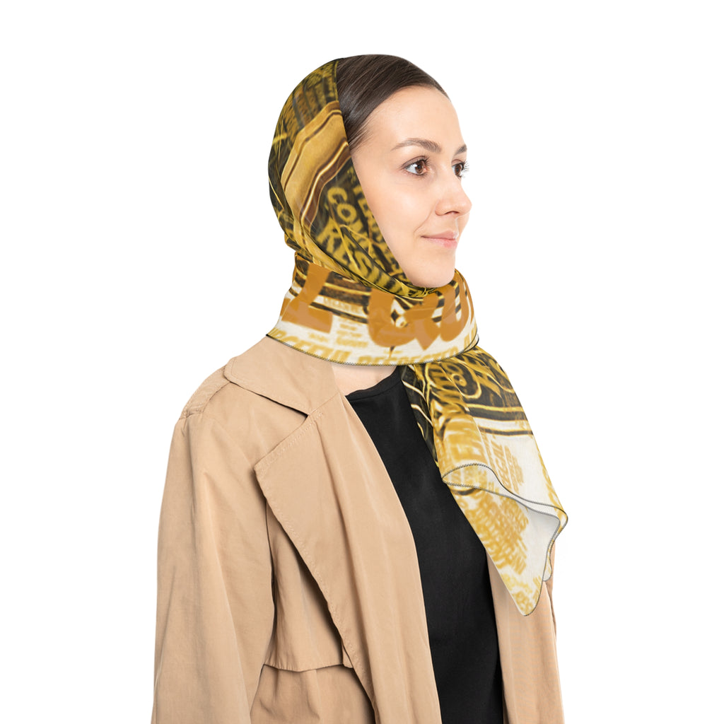 Sacred Geometry Scarf - Flower of Life Spiritual Accessory