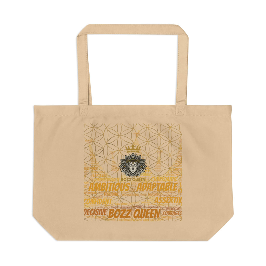 Bozz Queen Eco Tote Bag - Organic Cotton Reusable Shopping Bag