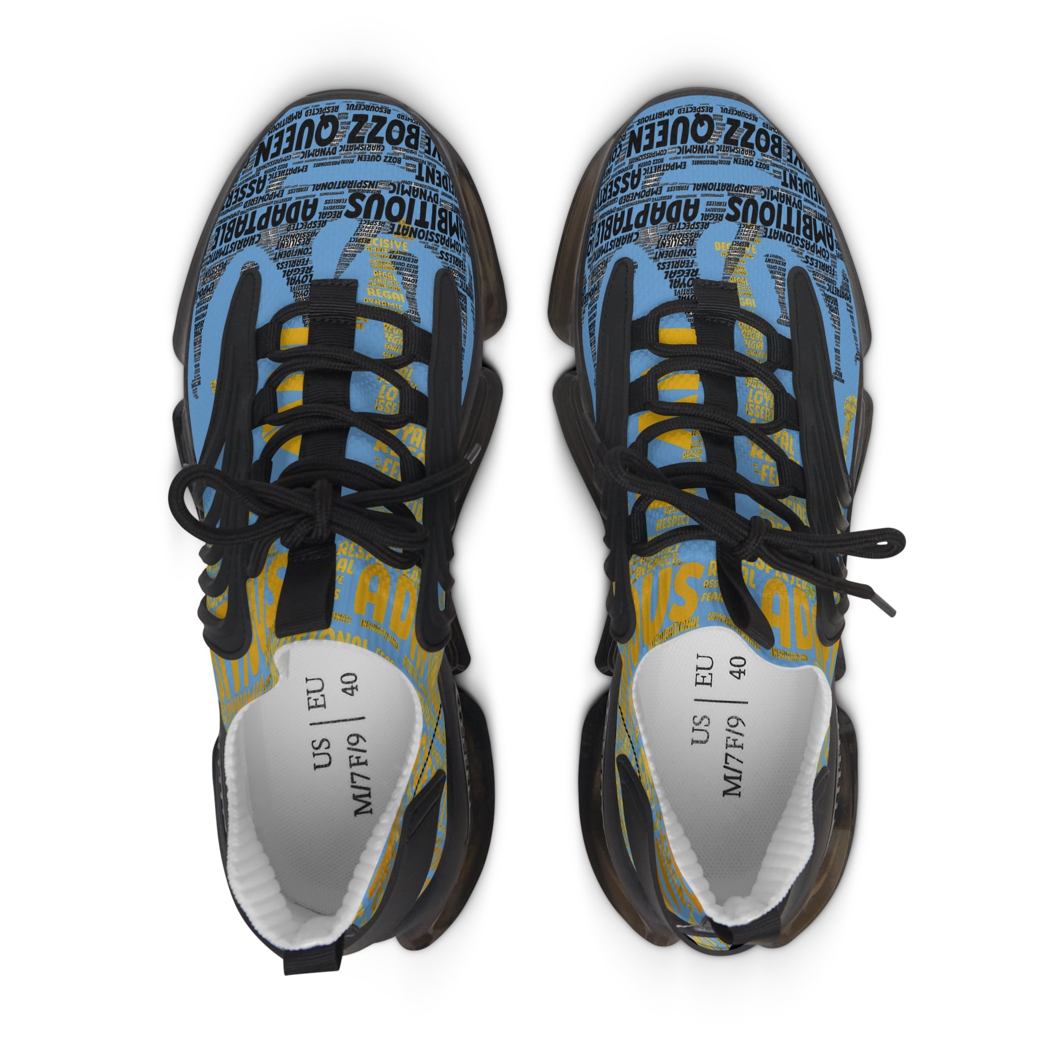 I AM Series Women's Mesh Sneakers - Light Blue Lightweight Athletic Shoes