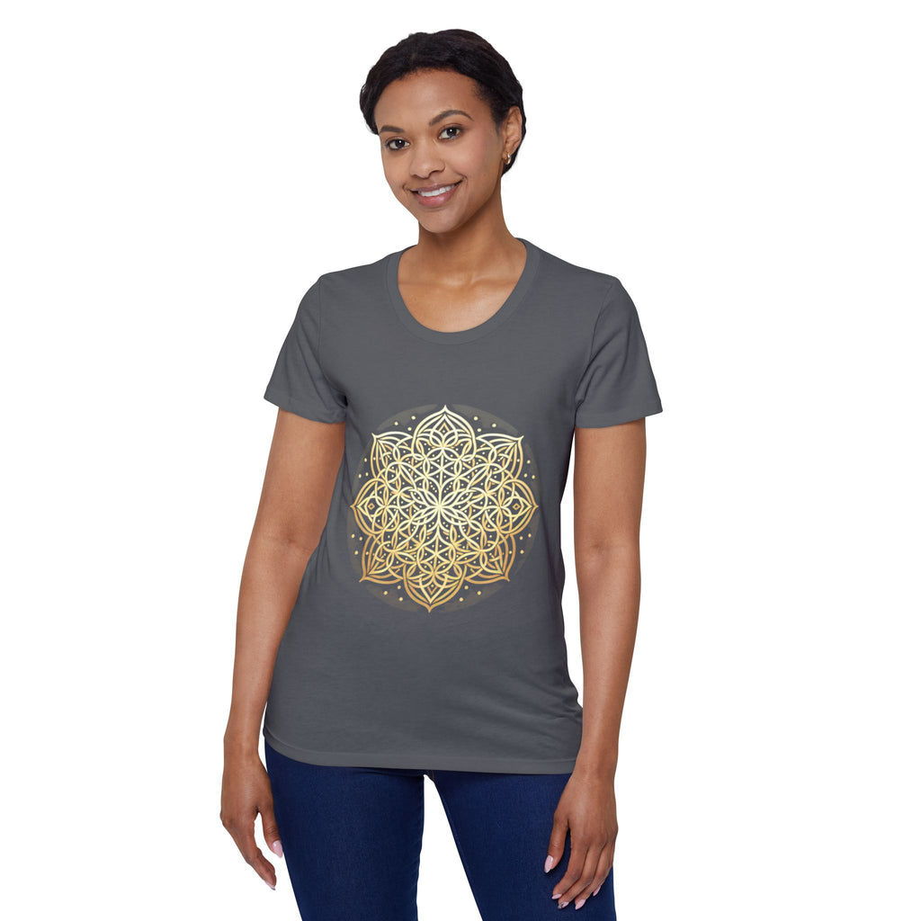 Bozz Queen Mandala Graphic Tee - Women's Organic Cotton T-Shirt