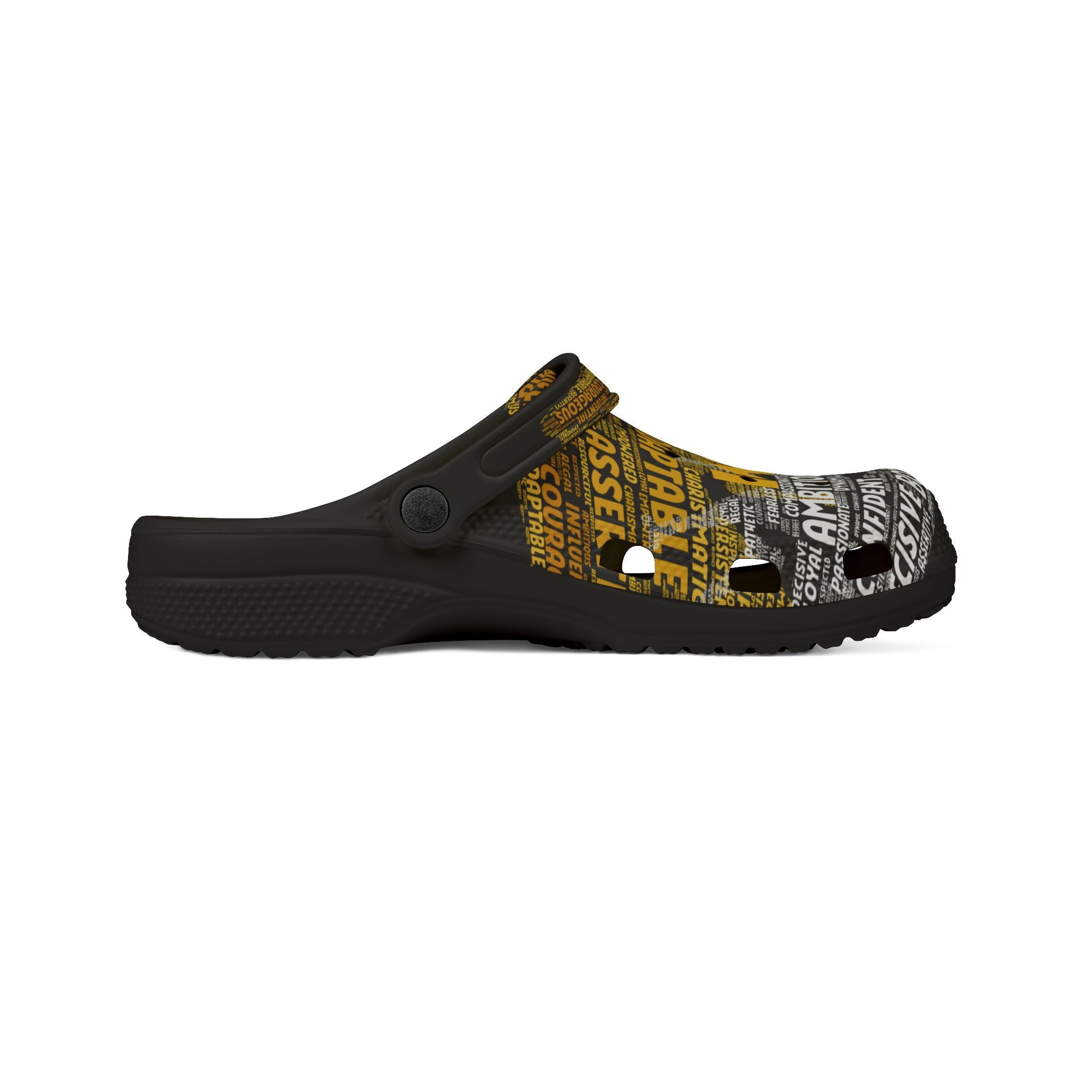 Bozz Queen I AM Series Foam Clogs - Inspirational Comfort Shoes for Entrepreneurs