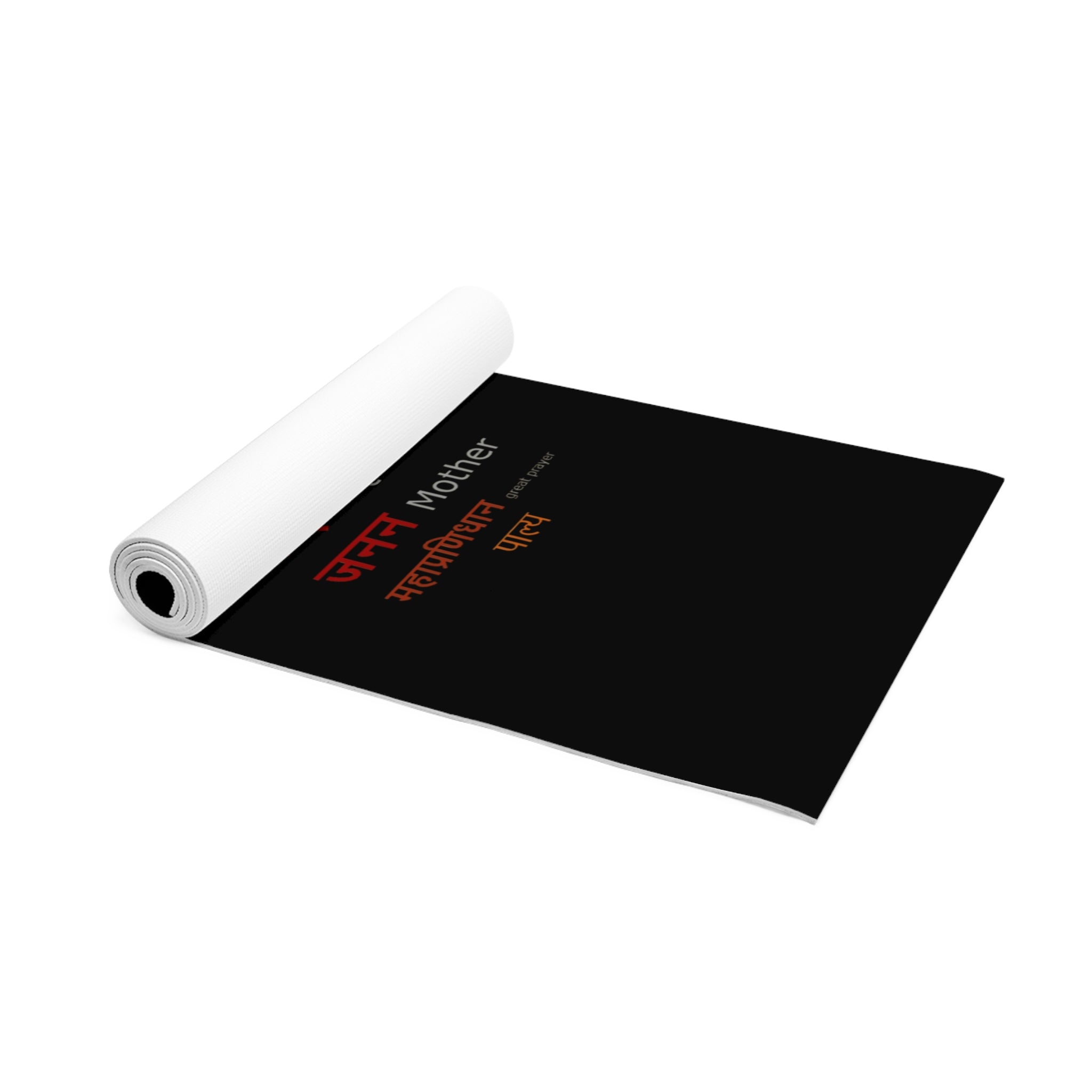 White Lotus Mandala Foam Yoga Mat - Heart Chakra Collection