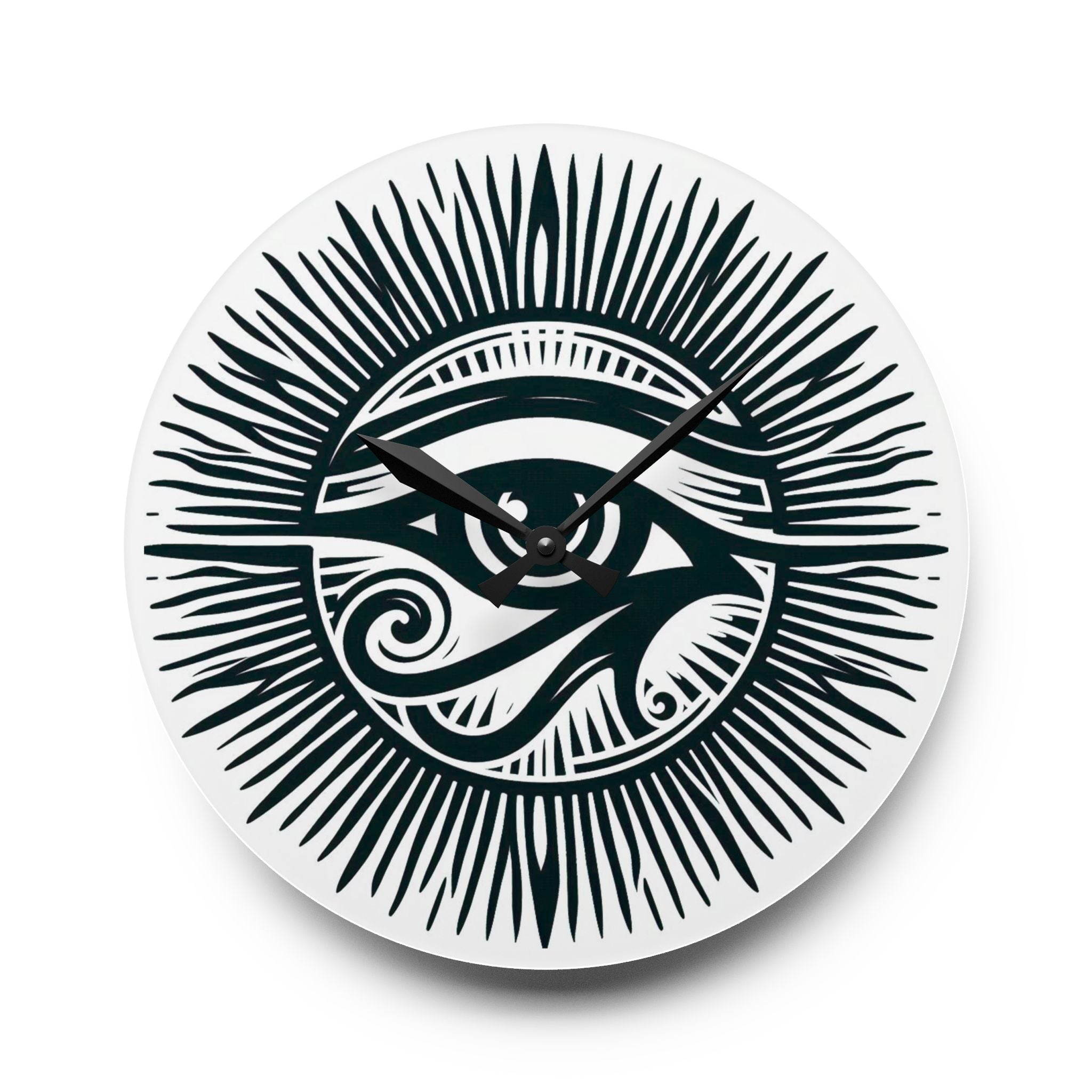 Eye of Ra Acrylic Wall Clock | Timeless Decor, Modern Home Accent, Unique Gift, Boho Wall Art, Egyptian Style