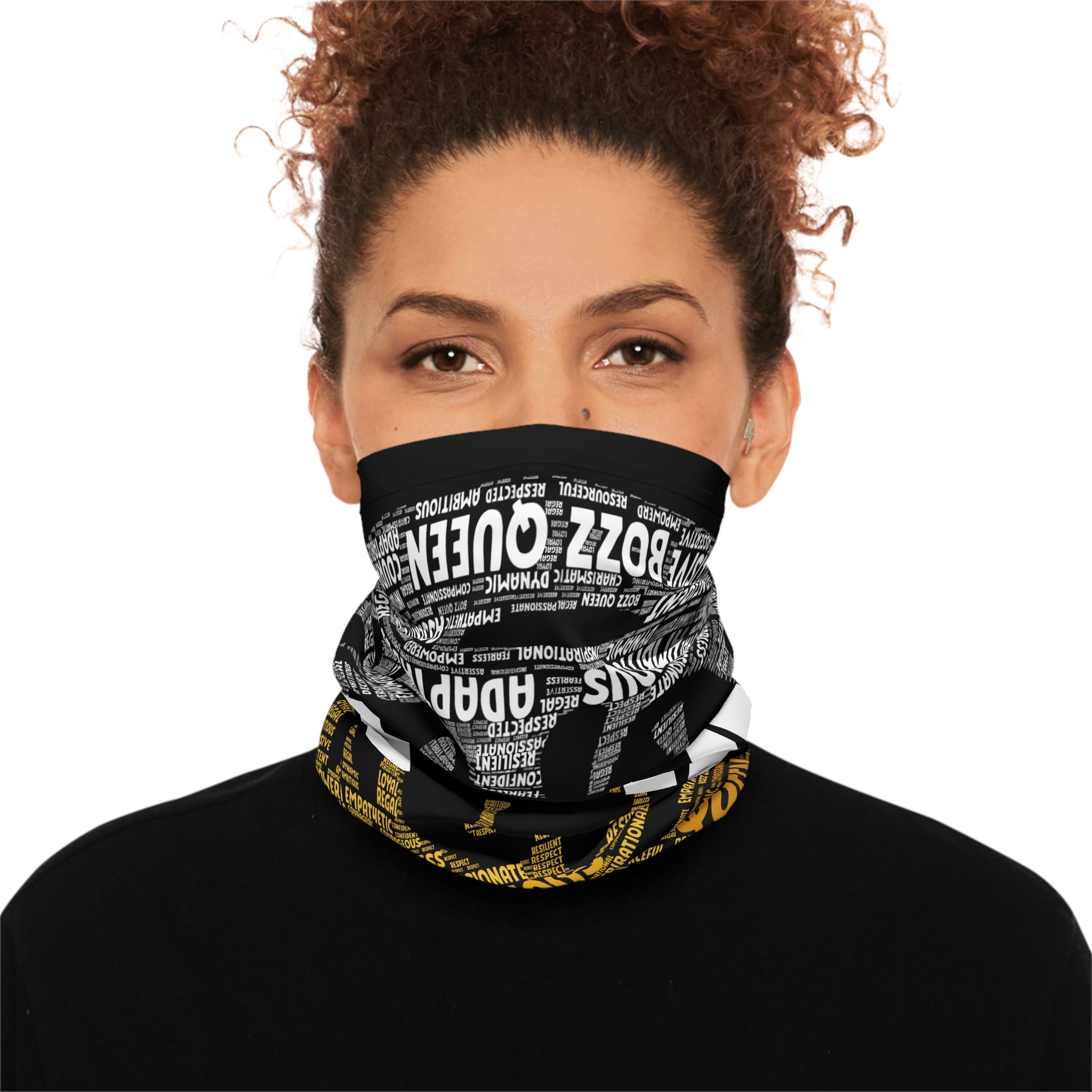 I AM Series Empowering Neck Gaiter - Inspirational Outdoor Accessory for Queens