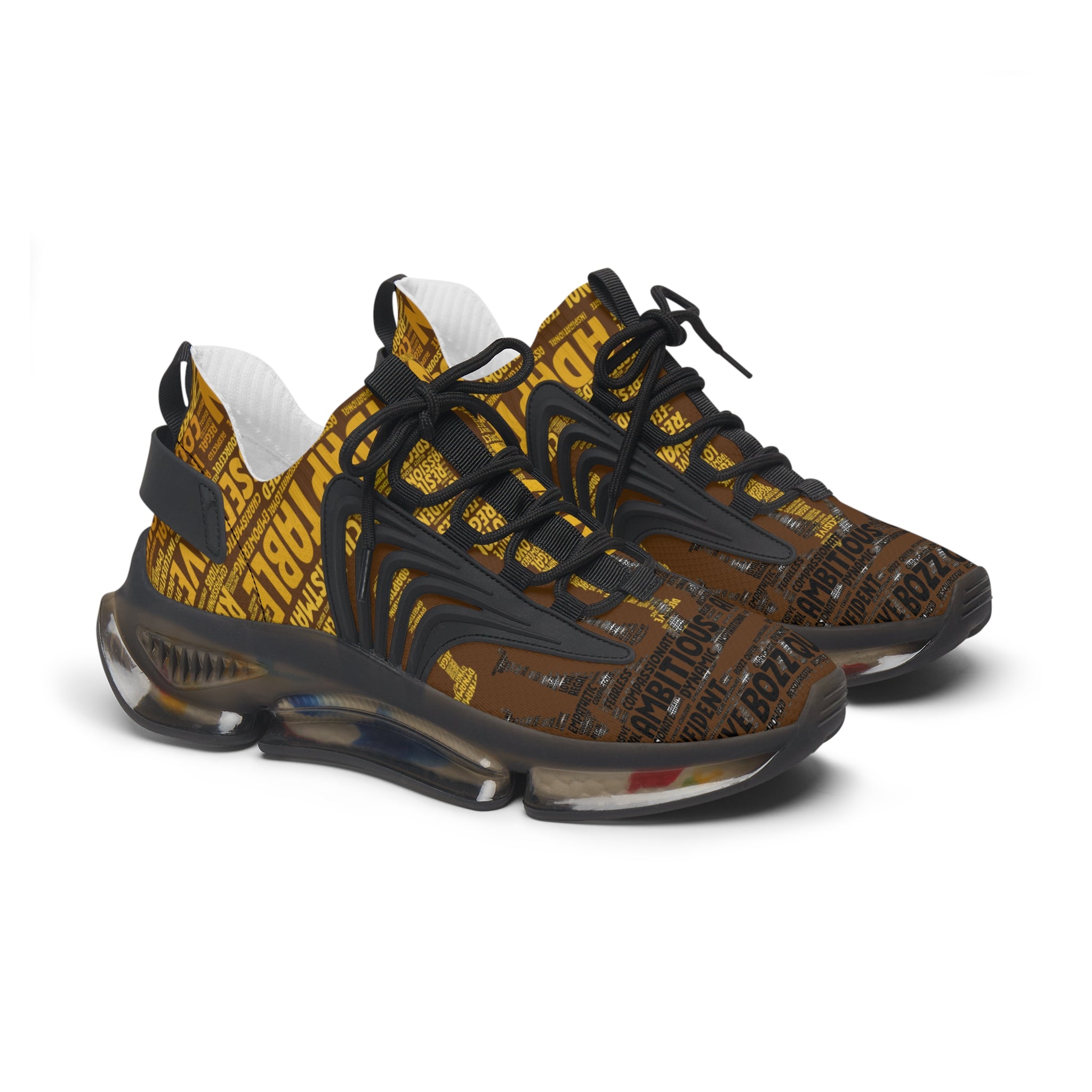 I AM Series Brown Women's Mesh Sneakers - Lightweight Athletic Shoes