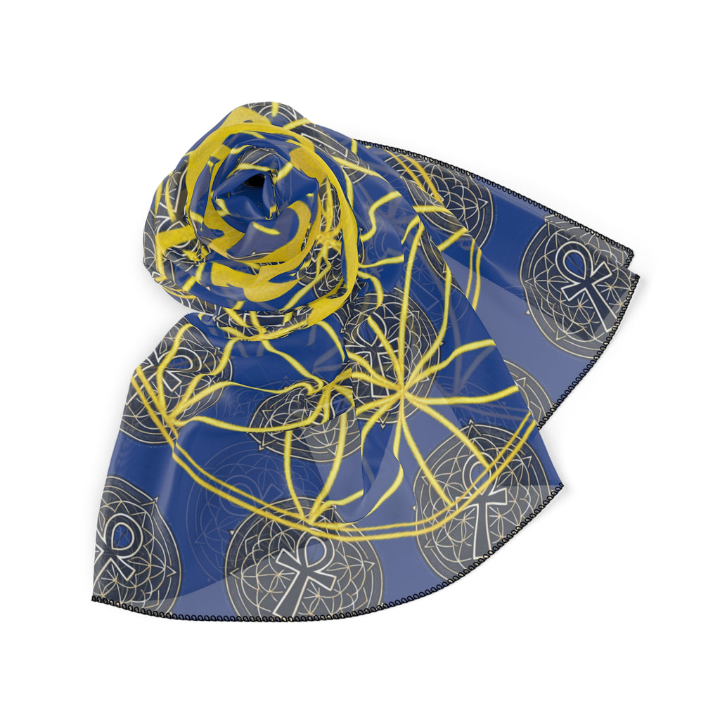 Flower of Life Scarf - Sacred Geometry Spiritual Accessory