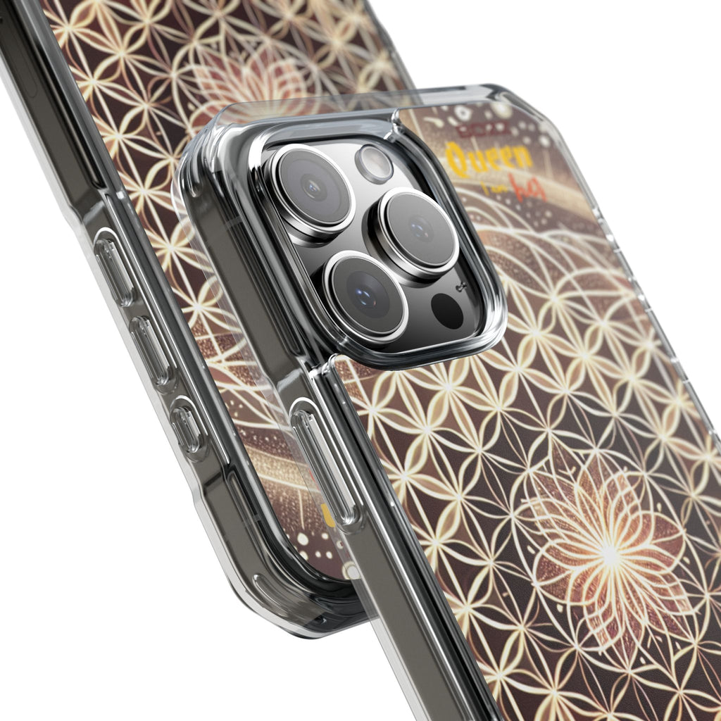 Magnetic Clear Impact Phone Cases, Protective Crystal Shells for Phone, Phone Accessories for Gift, Aura Design Case, Bohemian Style [...]