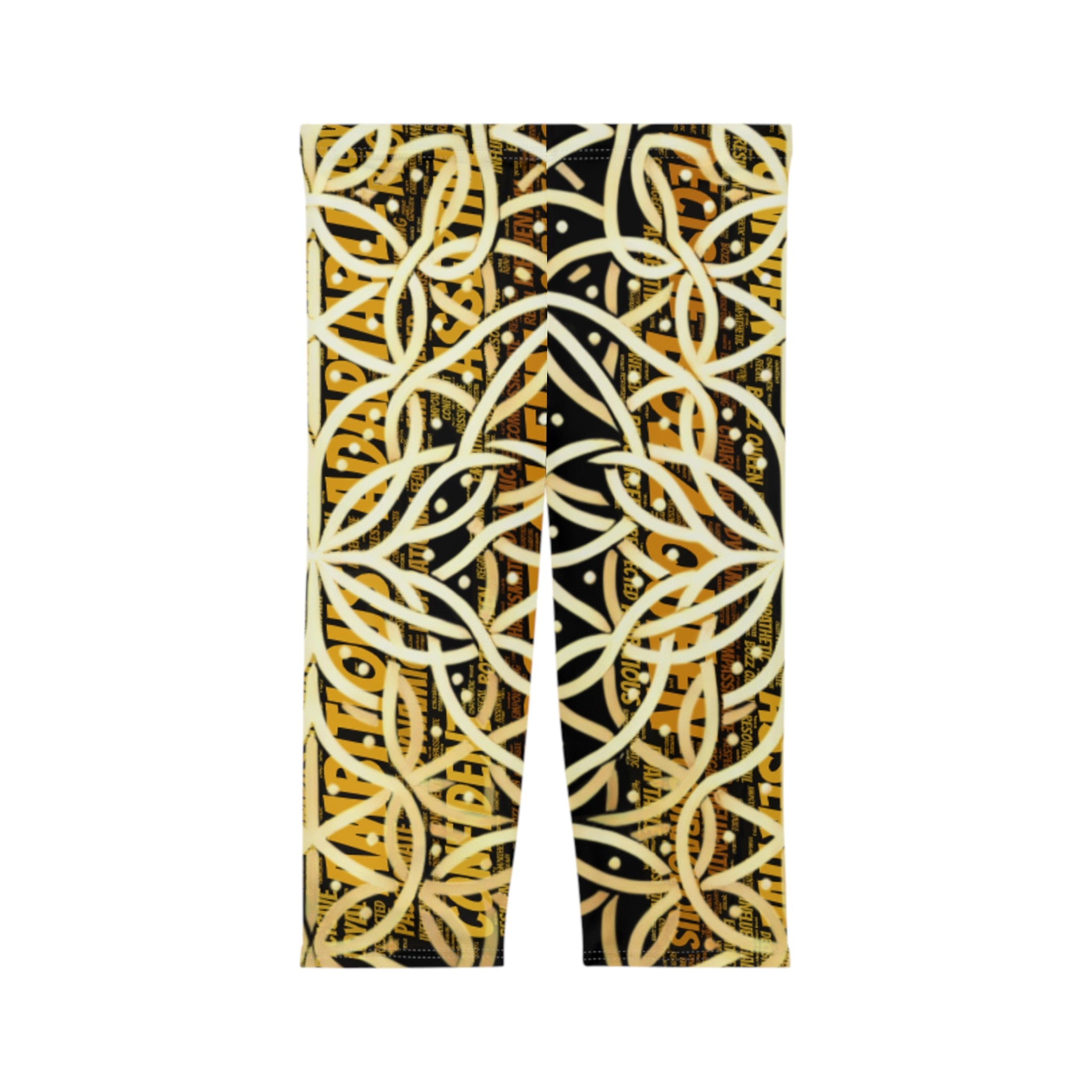 Black Chic Women's Capri Leggings - Premium Yoga Pants for Active Lifestyle