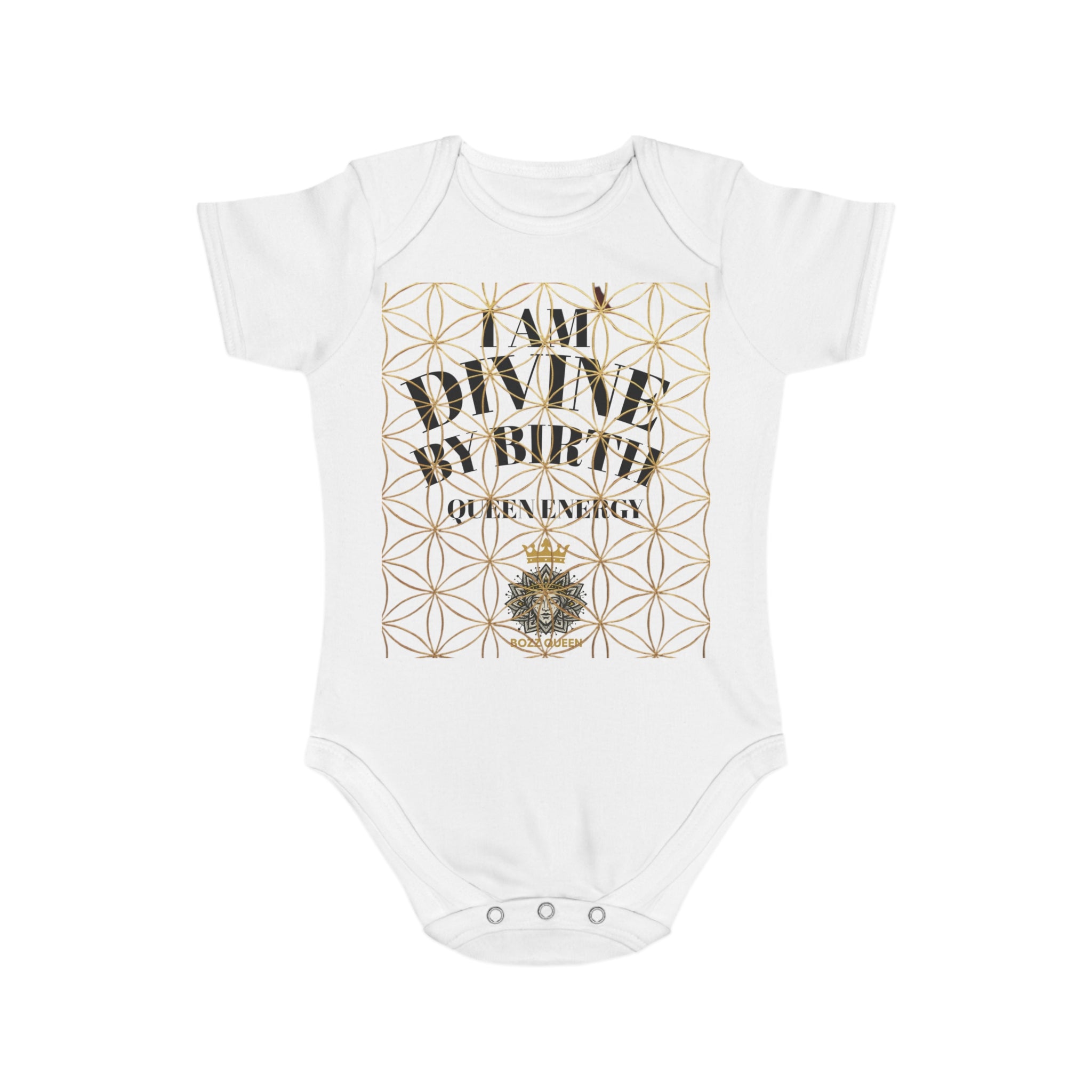 Divine Energy Baby Bodysuit - Spiritual Newborn Gift & Cute Baby Shower Present