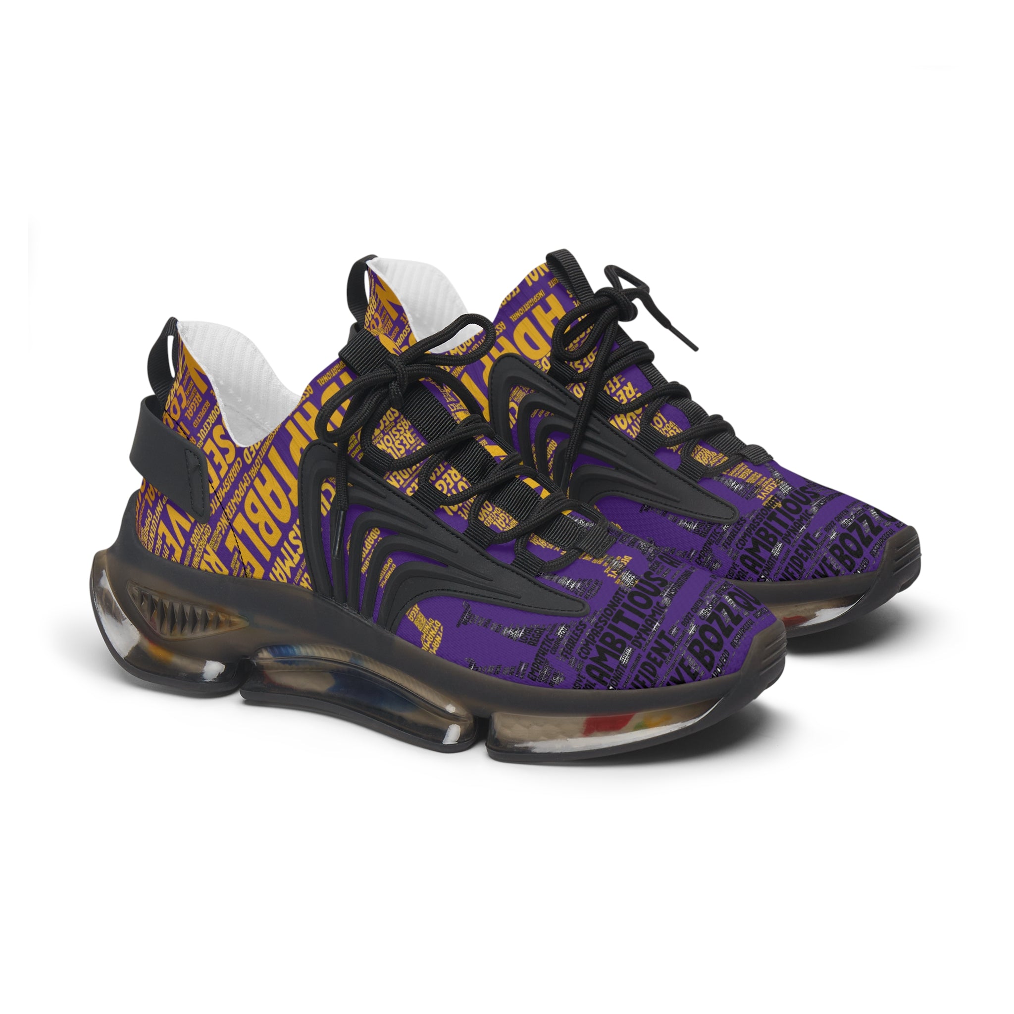 I AM Series Purple Women's Mesh Sneakers - Lightweight Athletic Shoes