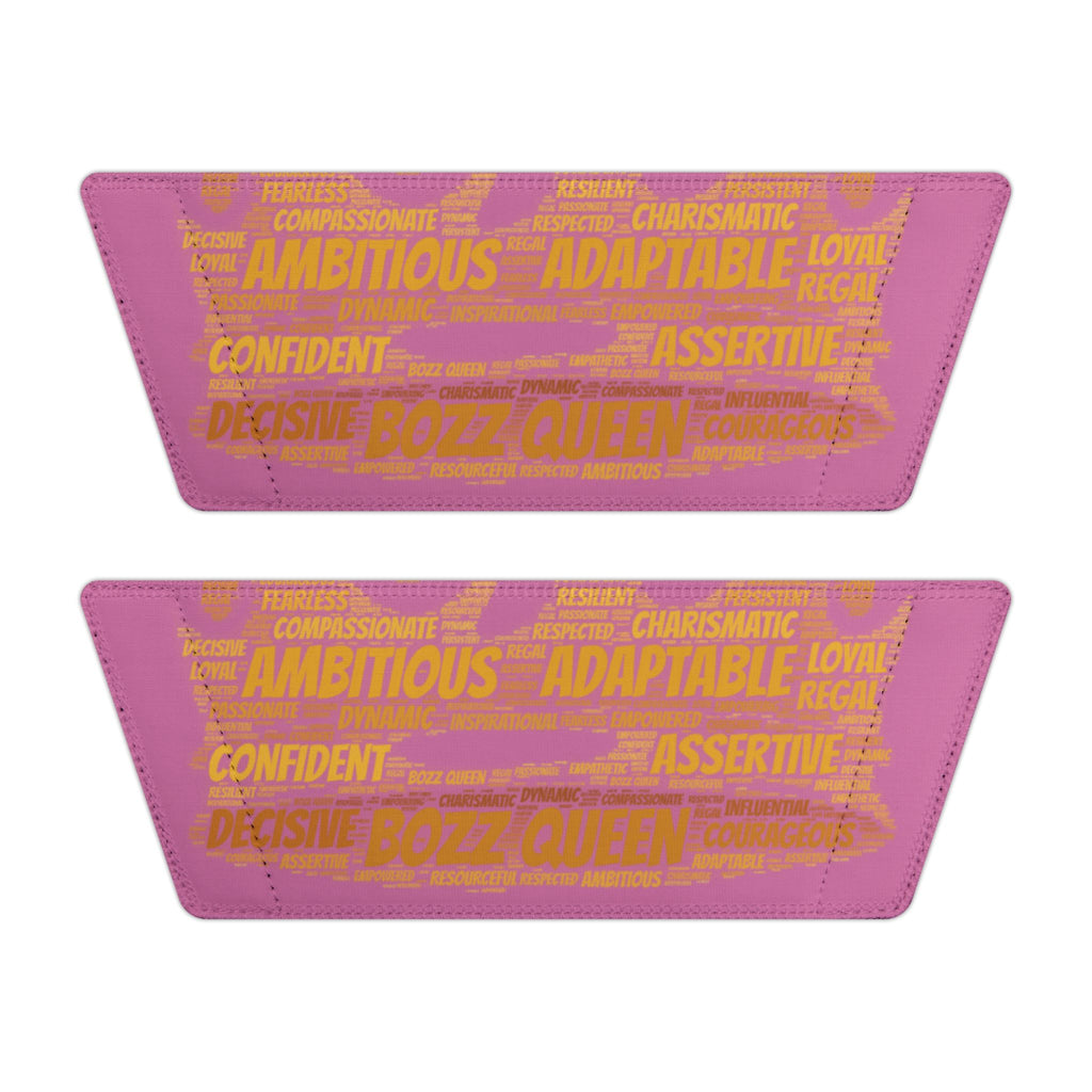 Bozz Queen Light Pink & Gold Women's Sandals - Removable Strap Beach Slides