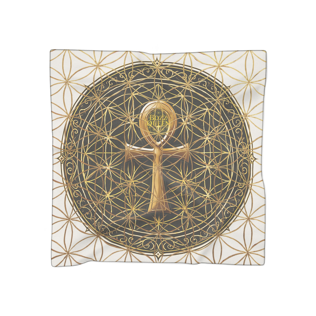 Bozz Queen Floral Poly Scarf - Elegant Fashion Accessory for Empowered Women