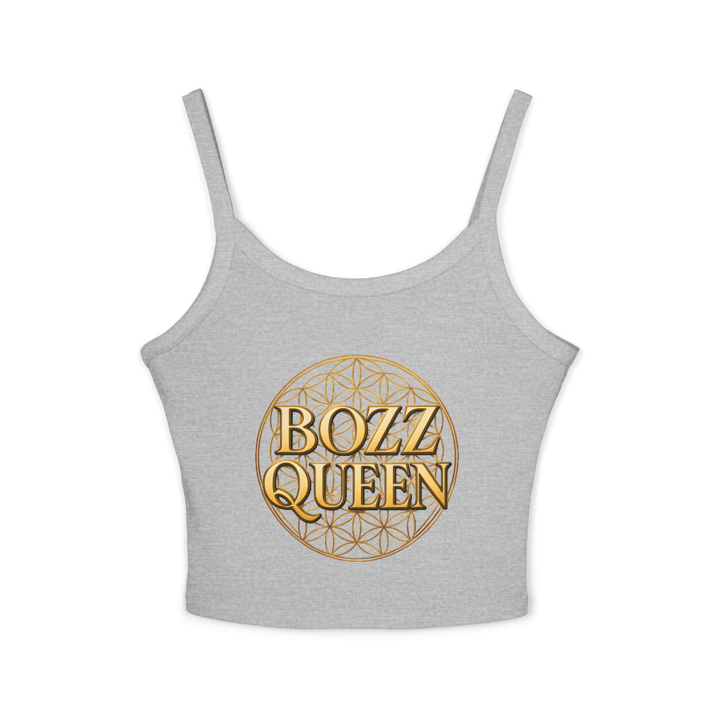 Women's Flower of Life Tank Top - Sacred Geometry Spaghetti Strap