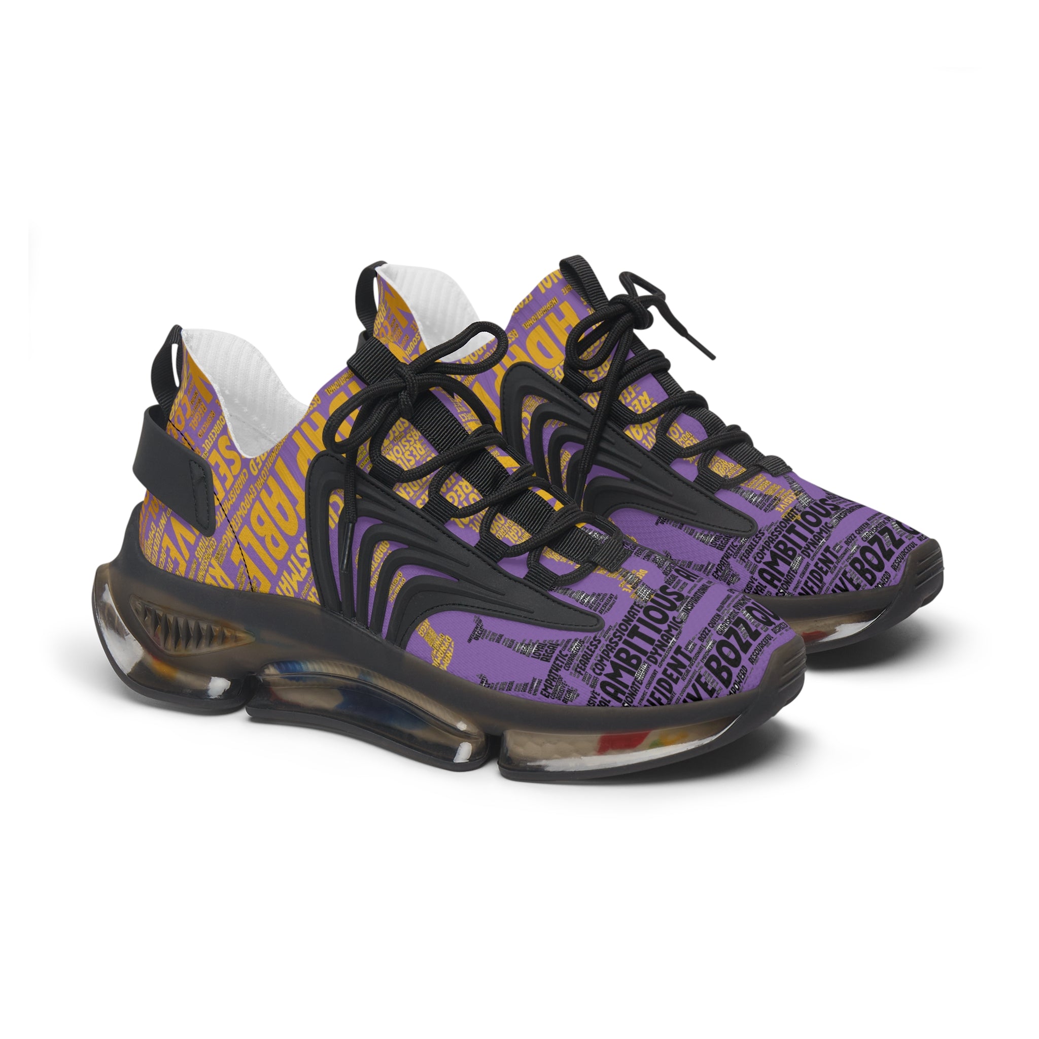 I AM Series Women's Mesh Sneakers - Light Purple Lightweight Athletic Shoes