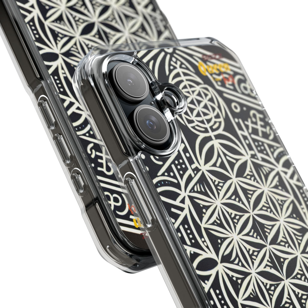 Magnetic Clear Impact Phone Cases with Geometric Design, Protective Cell Phone Covers, Unique Gift for Tech Lovers, Modern [...]