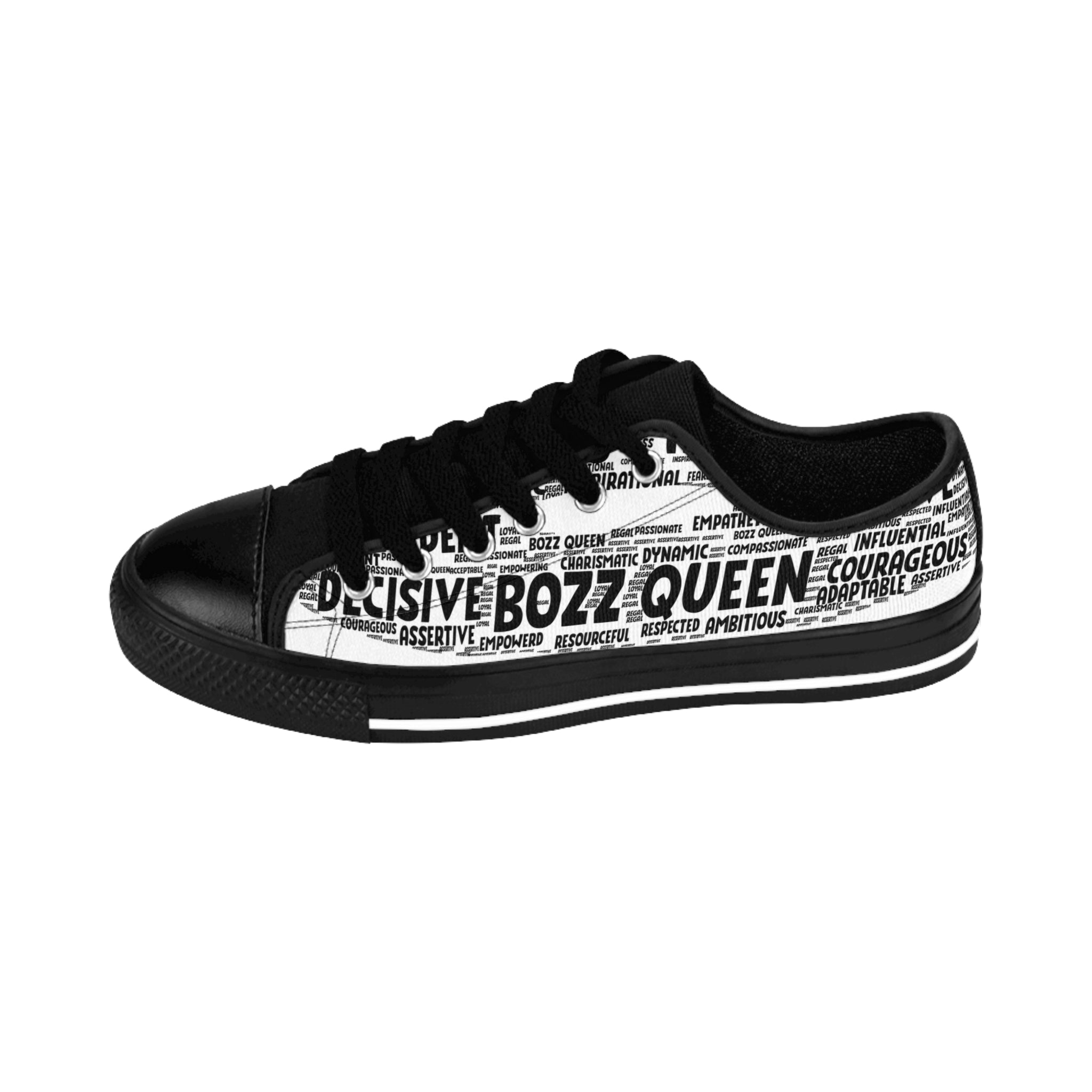 BOZZ QUEEN Women's Sneakers - Unique Canvas Sneakers for Confident Women