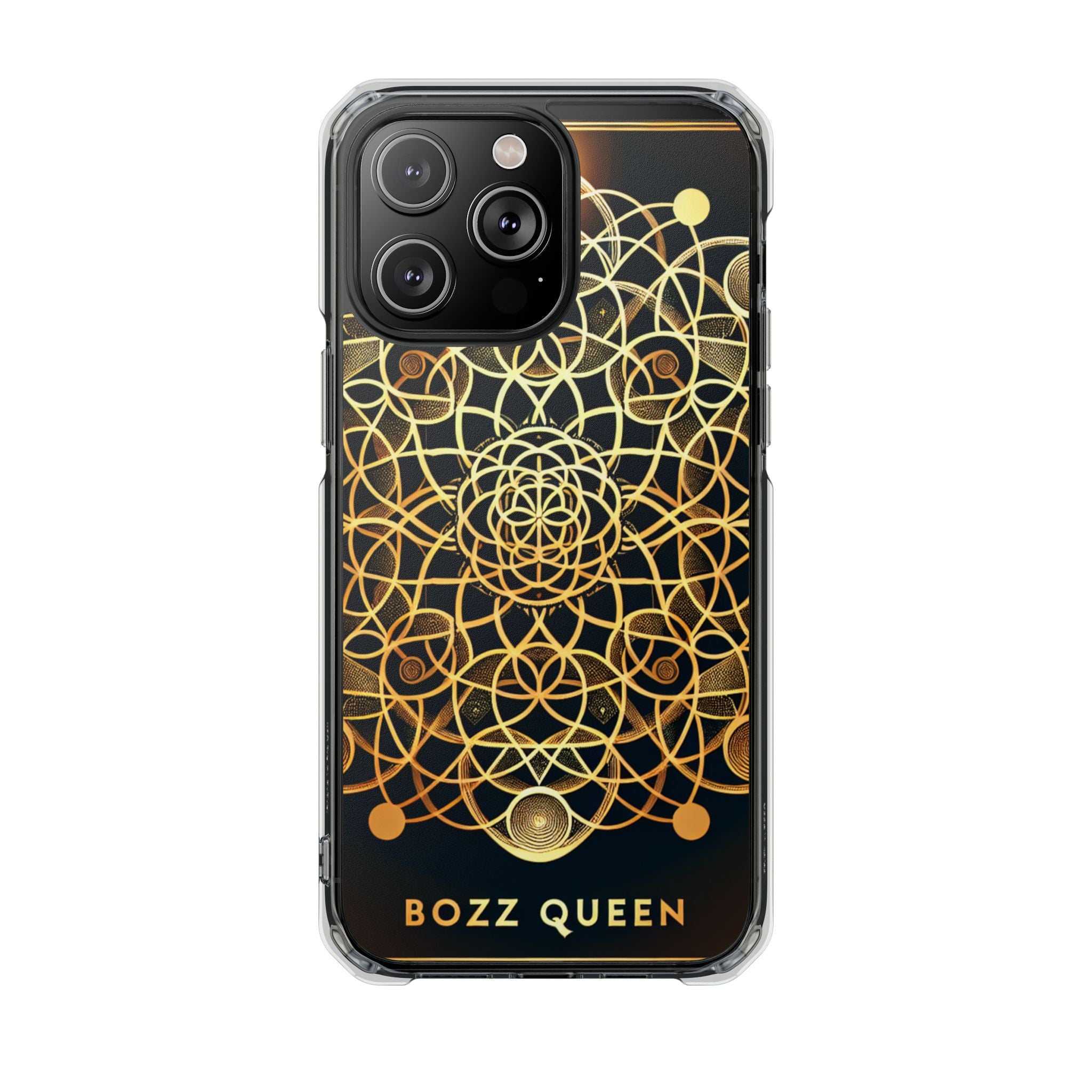 Bozz Queen Magnetic Clear Impact Case - Stylish, Protective Phone Case for Empowering Vibes, Gift for Her, Trendy Tech Accessories, [...]