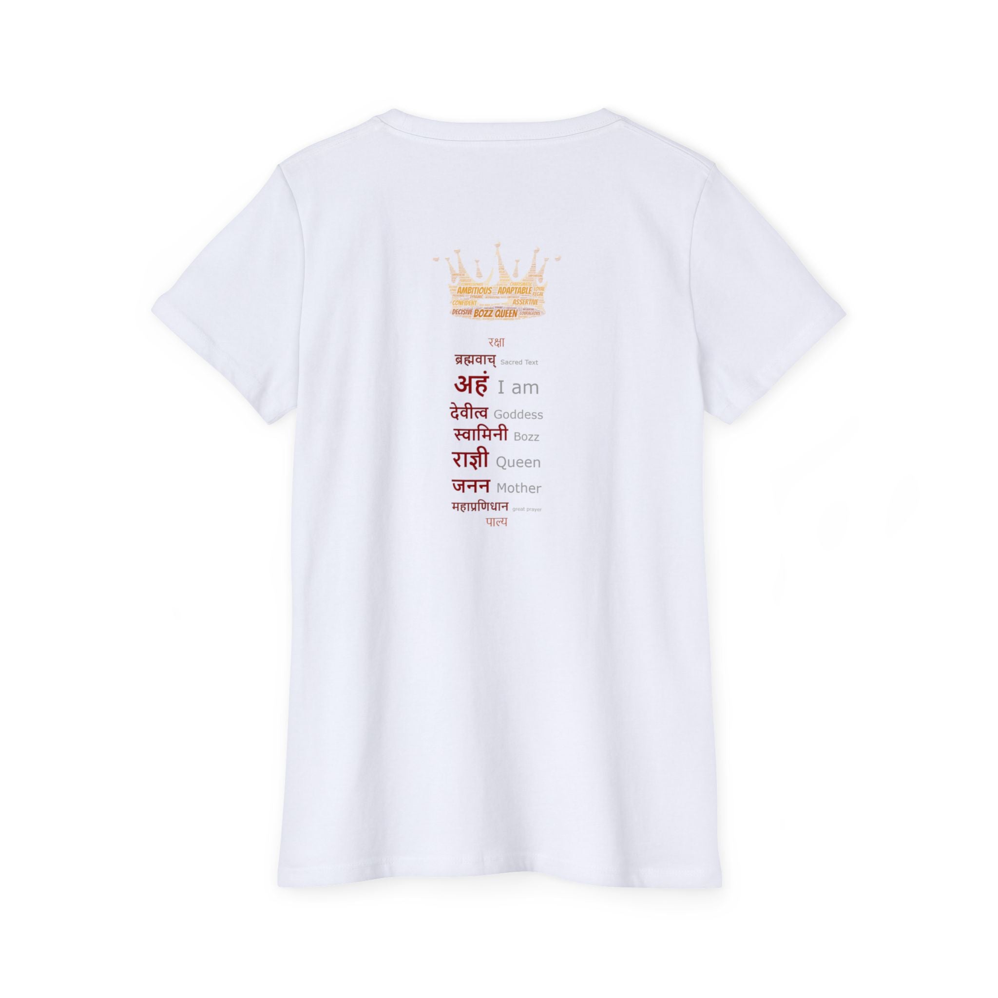 Bozz Queen Mandala Graphic Tee - Women's Organic Cotton T-Shirt