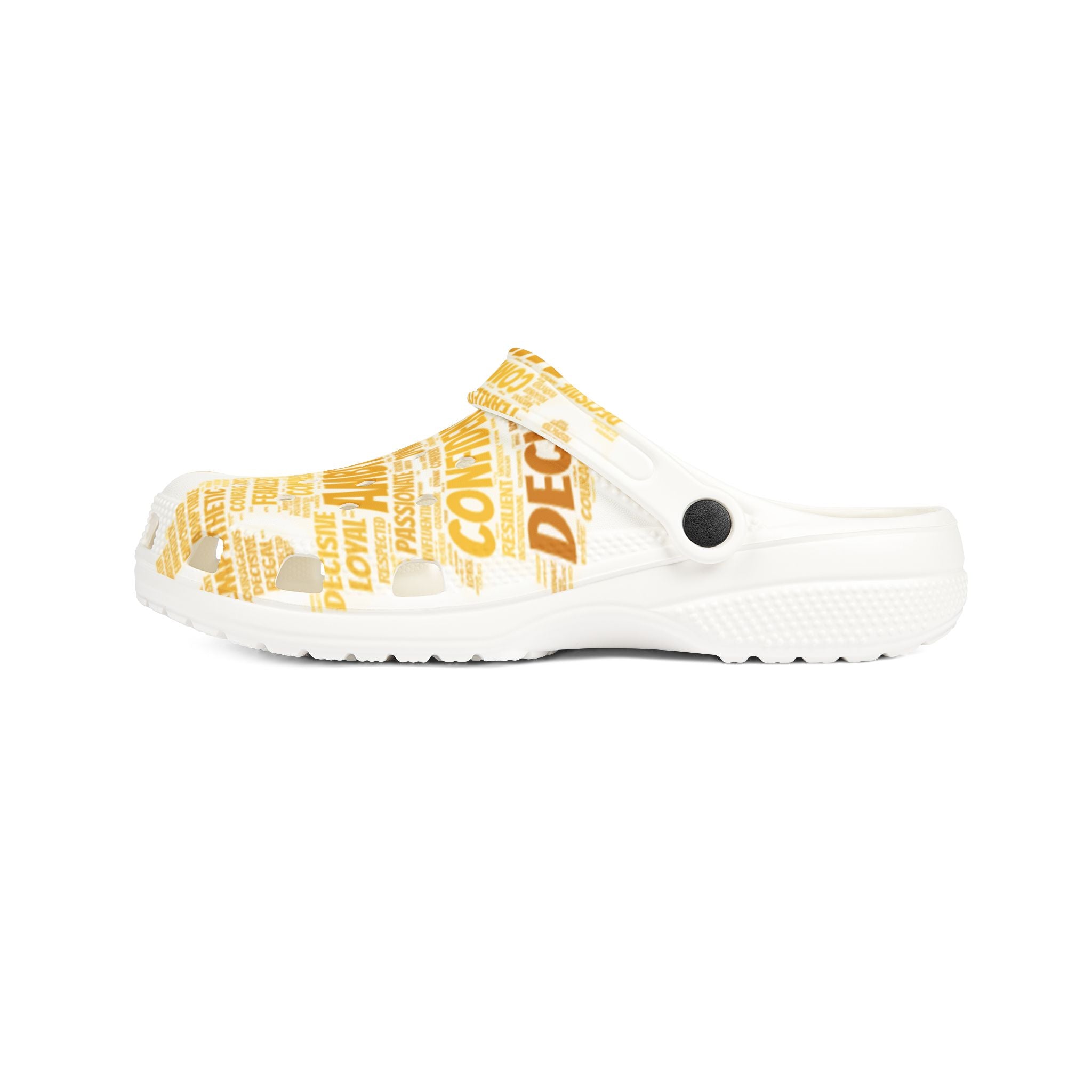 Bozz Queen Vibrant Foam Rubber Shoes - Inspirational Comfort Clogs, Motivational Summer Slip-Ons