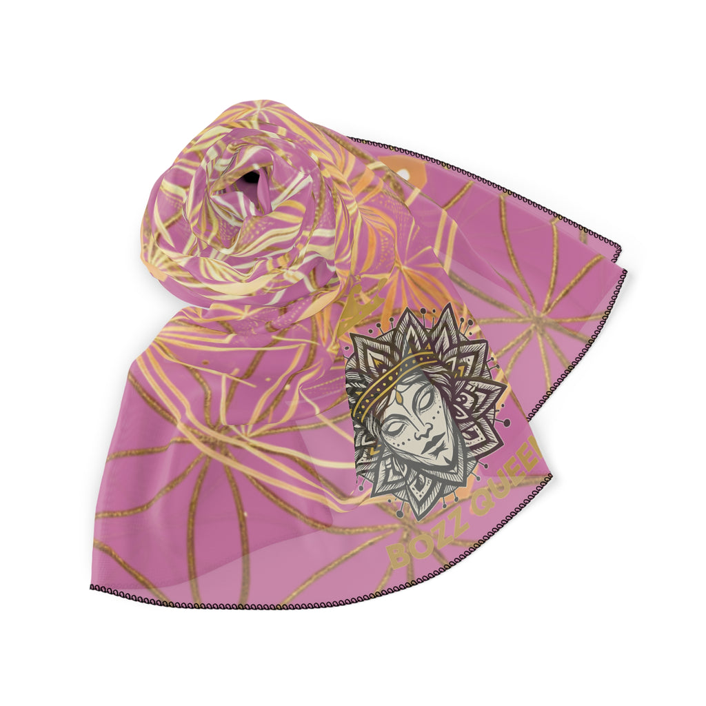 Flower of Life Pink Scarf - Sacred Geometry Spiritual Accessory