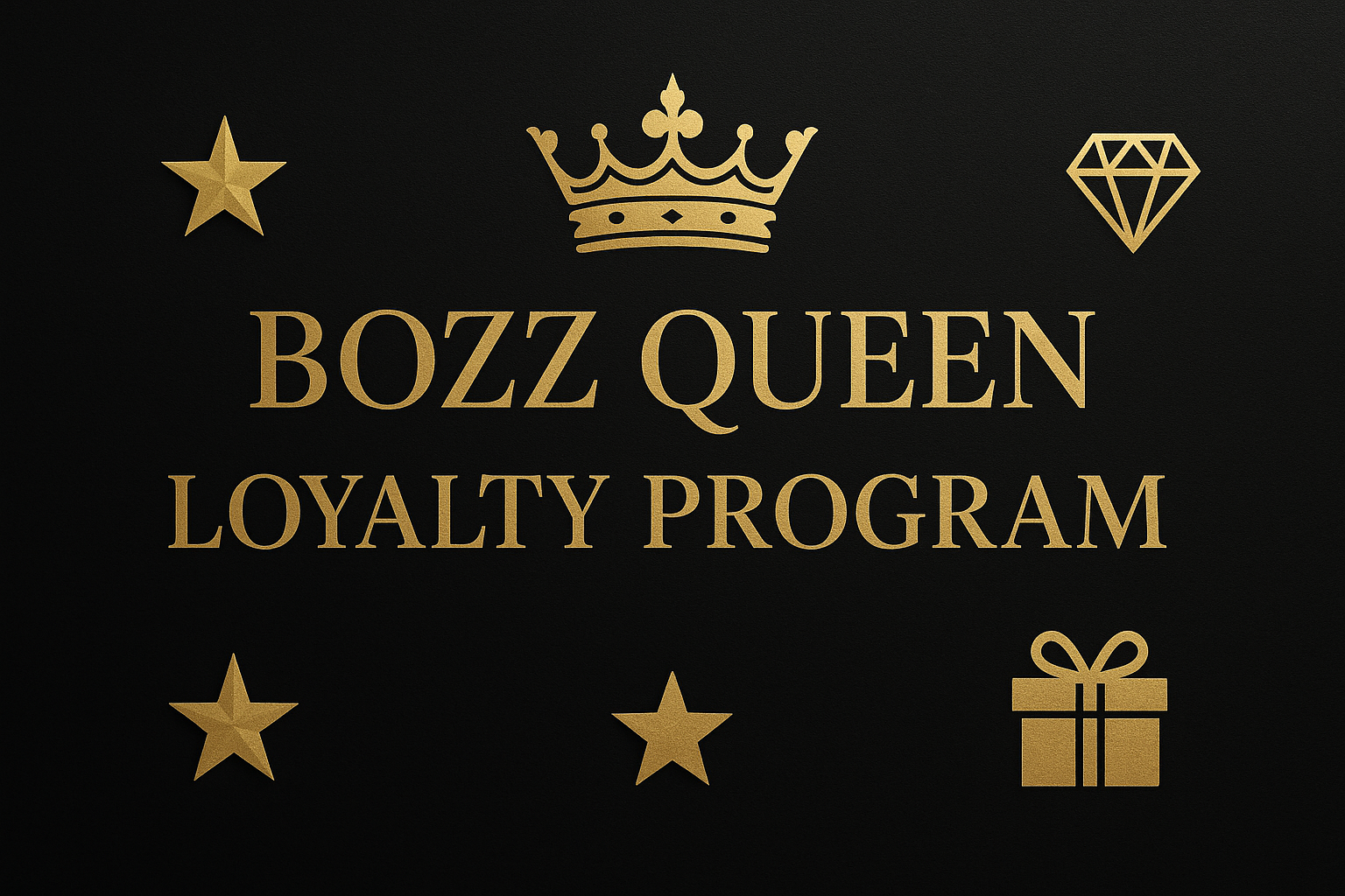 BOZZ QUEEN Loyalty Program Hero Banner