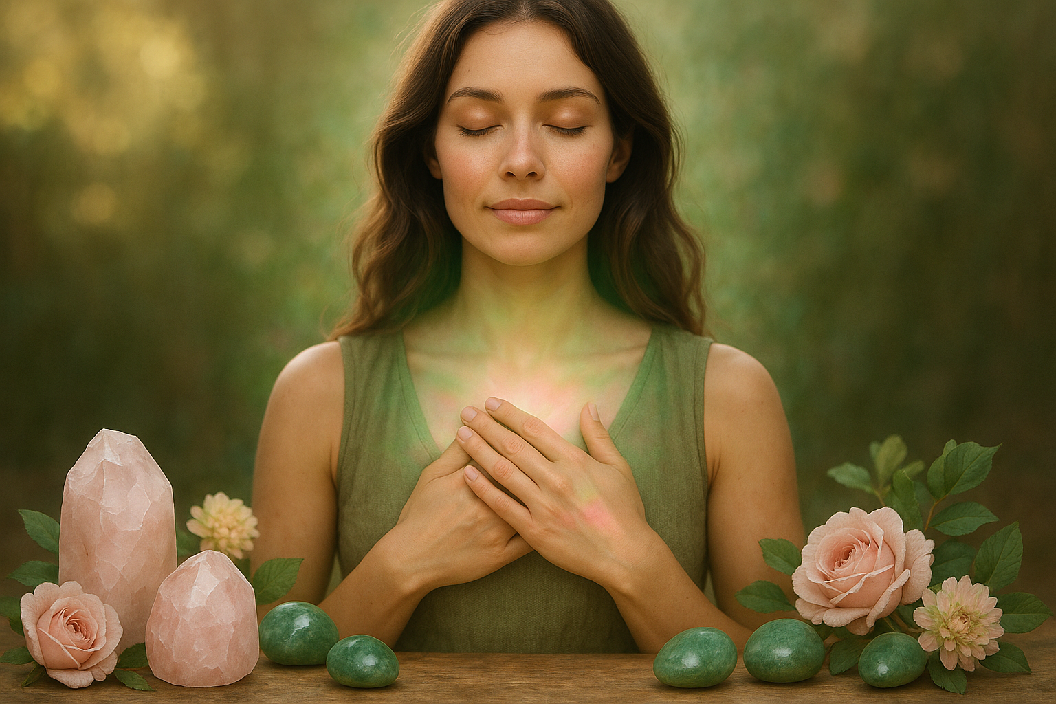 Heart Chakra Woman Image